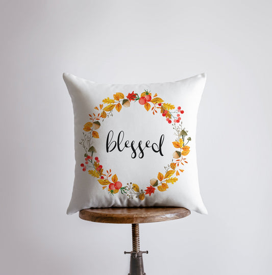 Blessed Fall Throw Pillow