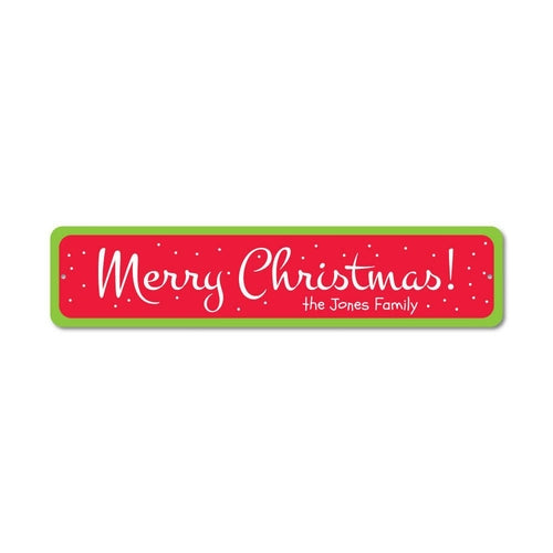 Personalized Christmas Sign