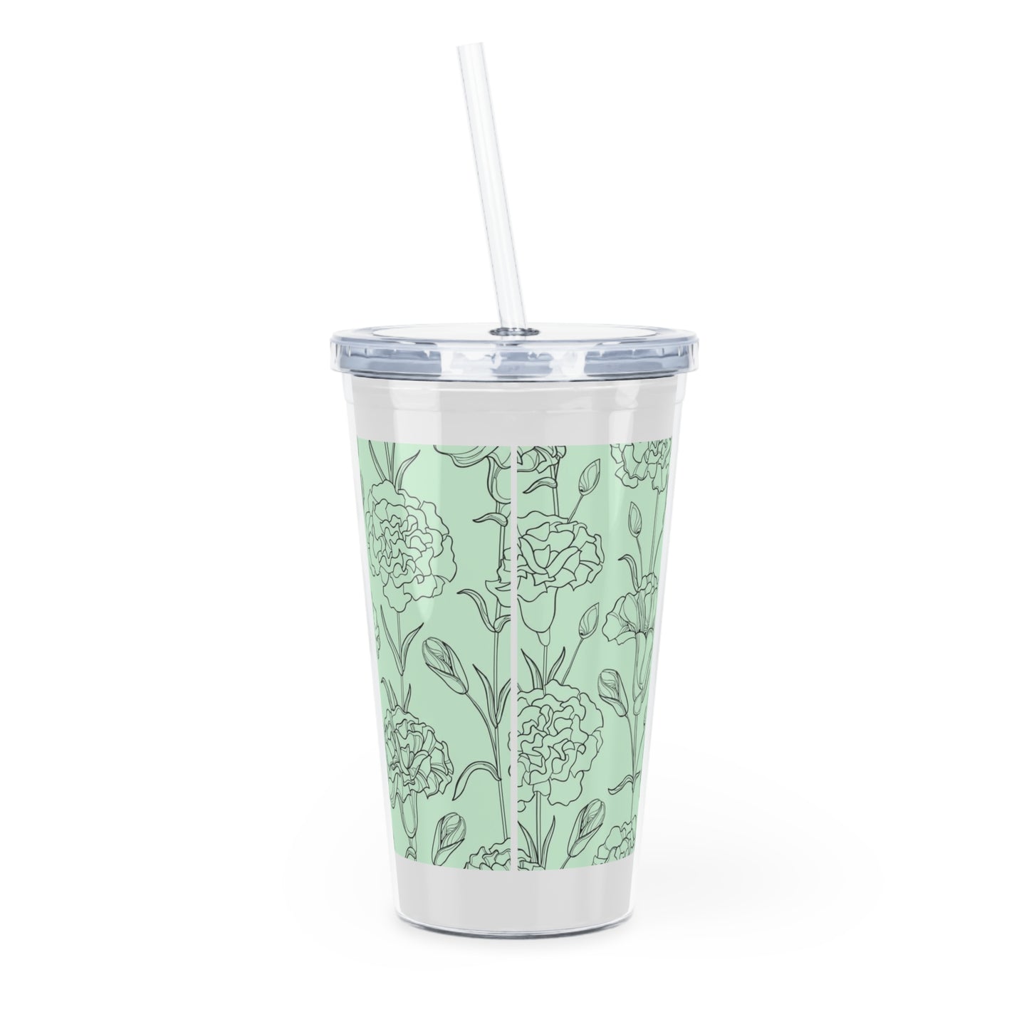Psalm 23:6 Plastic Tumbler With Straw