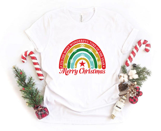 Christmas Rainbow T-Shirt