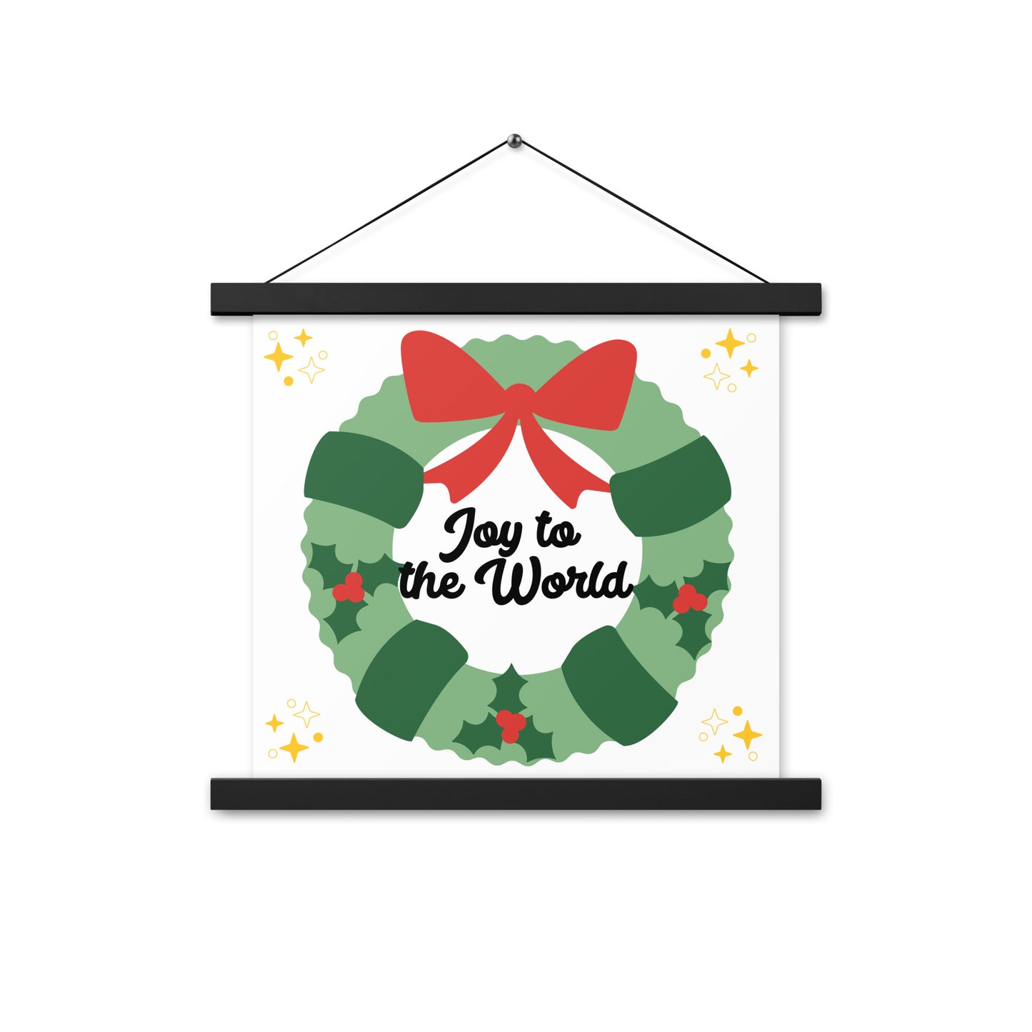 Joy to the World Hanging Poster