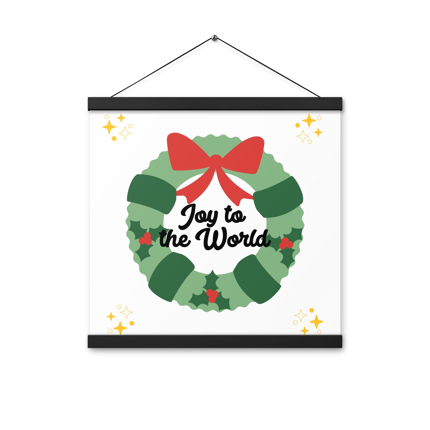 Joy to the World Hanging Poster