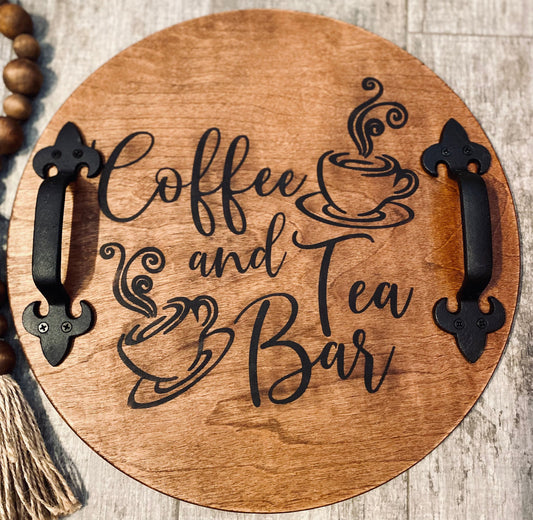 Coffee & Tea Bar Serving Tray